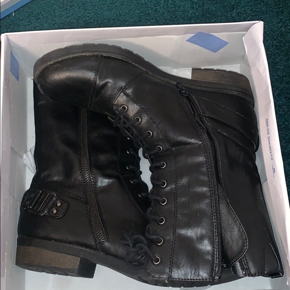 Black Combat Boots